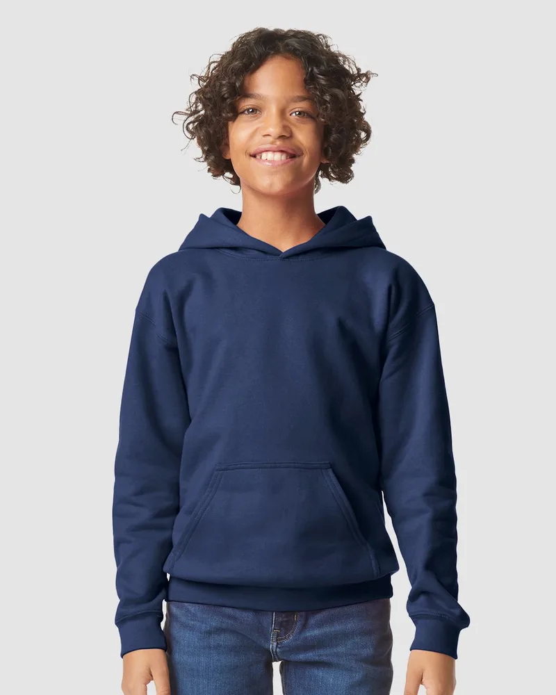 Gildan® Youth Softstyle® Midweight Hooded Sweatshirt view 2