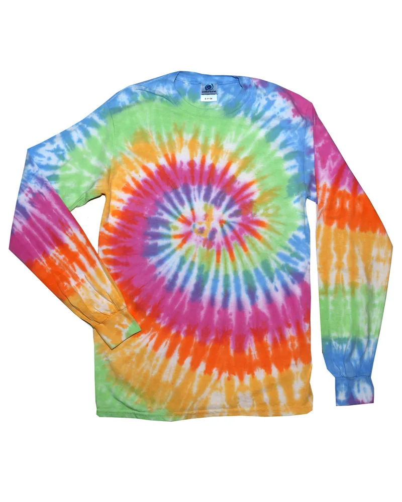 Tie-Dye Youth Long-Sleeve T-Shirt view 5