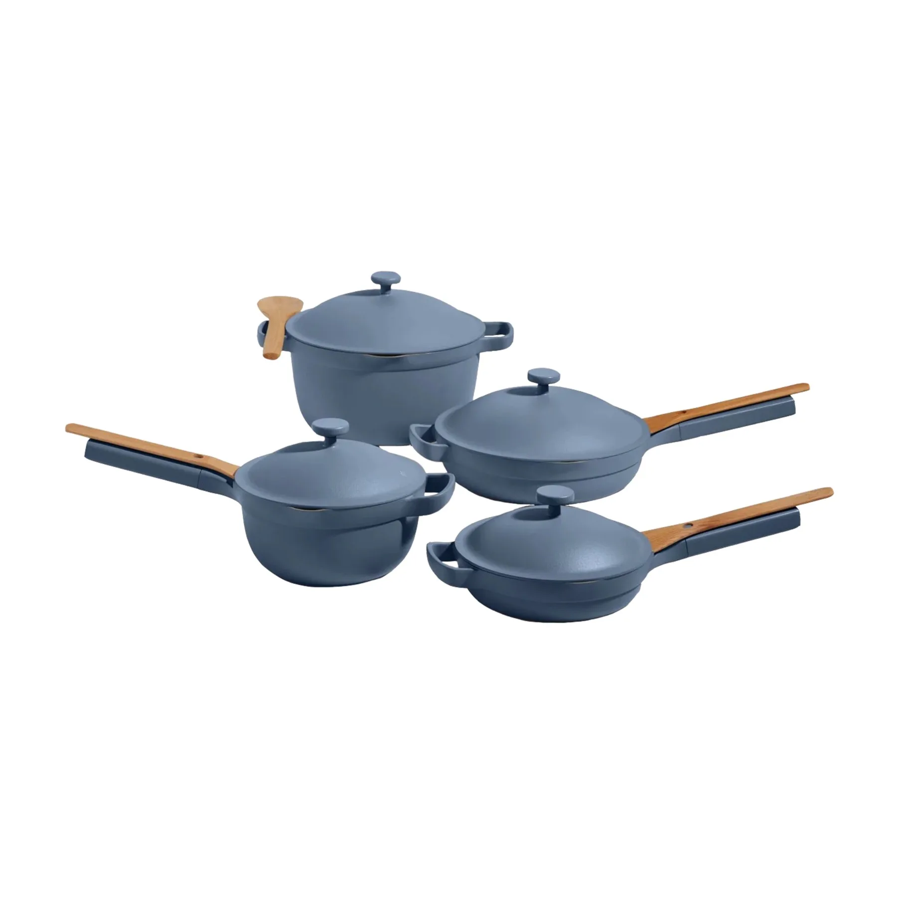 Our Place 13-Piece Ceramic Nonstick Cookware Set - Blue Salt