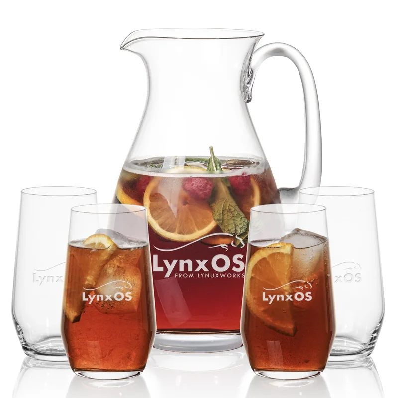 Beverage Set, Germain Beverage Set, Pitcher & 4 Beverage