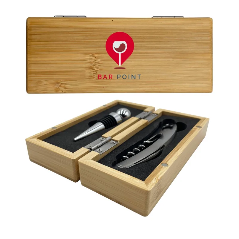 Bamboo Wine Opener Kit