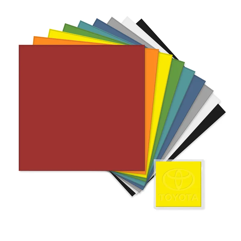 Premium 11" x 11" Debossed Microfiber Cloth, in Clear Vinyl Pouch