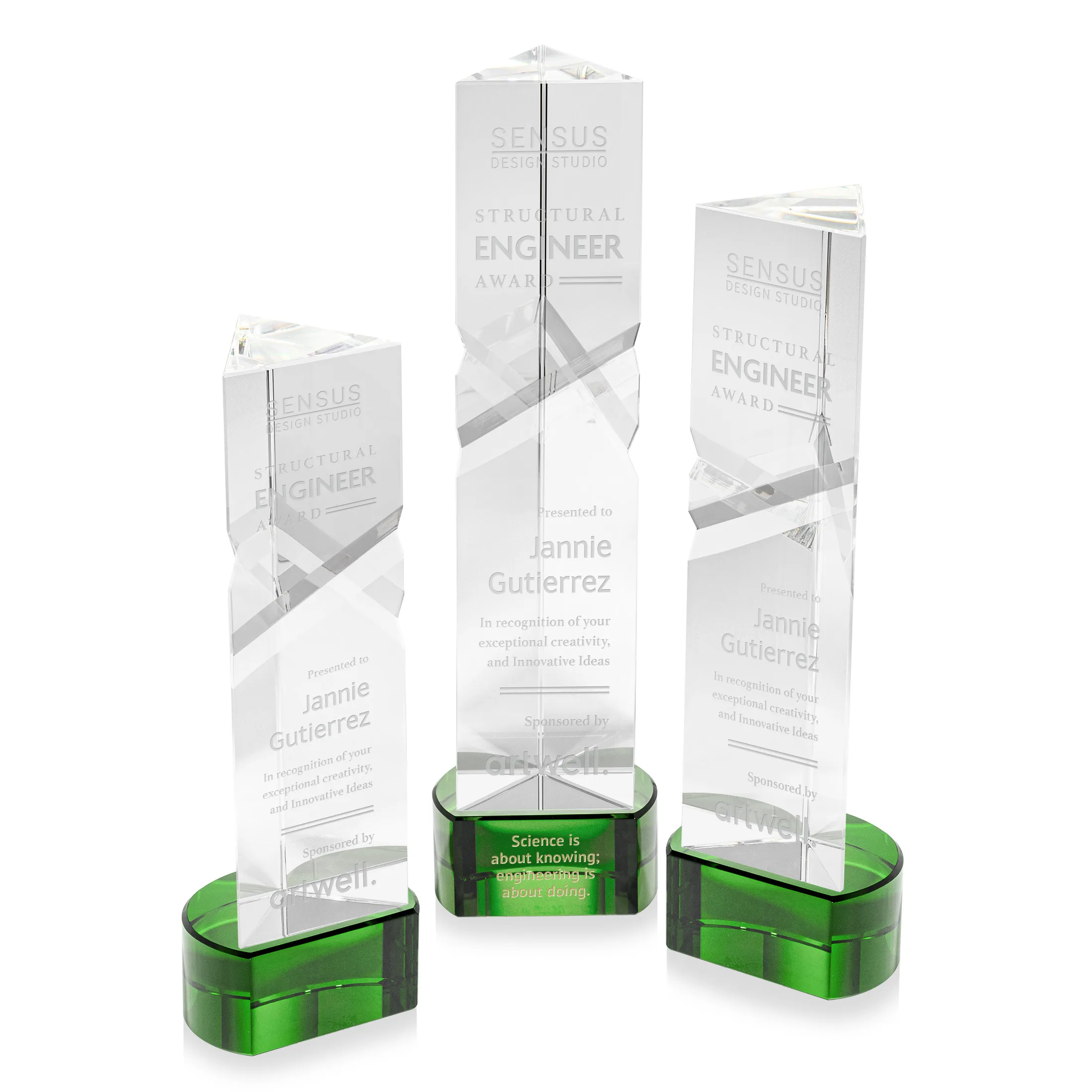 Deep Etch, Paragon, Green