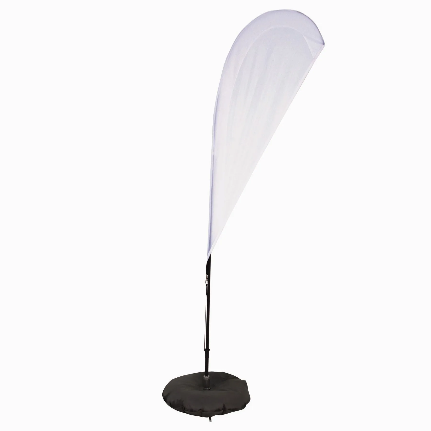 6' Streamline Teardrop Sail Sign Flag,1-Sided,3-Leg Scissor view 2