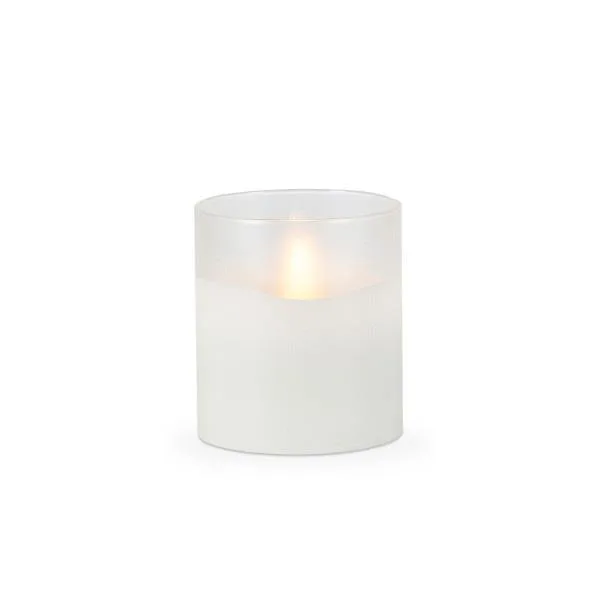 Everlasting Glow 4" Illumaflame Hurricane Frosted