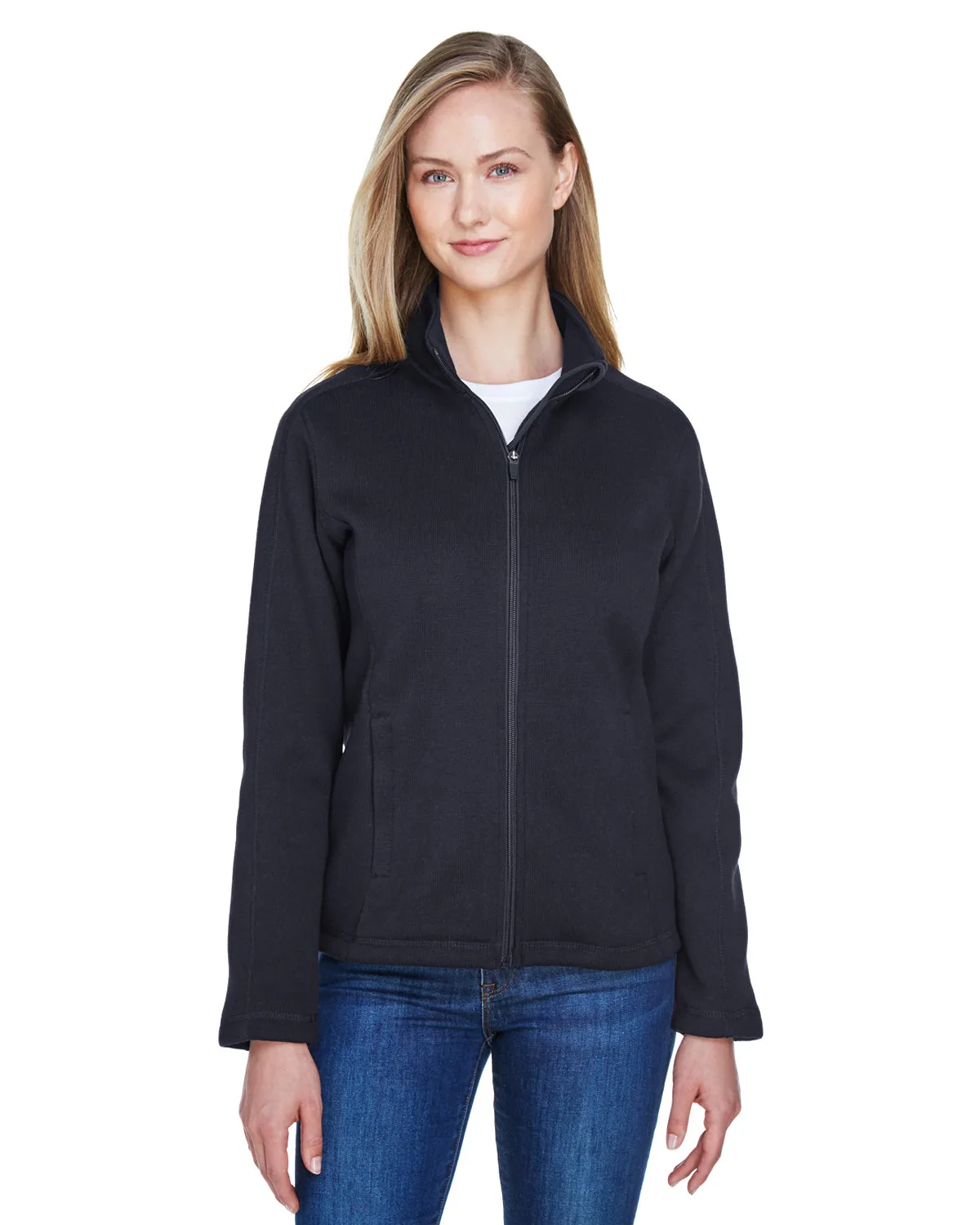 Devon and Jones® Women's Bristol Full-Zip Sweater Fleece Jacket