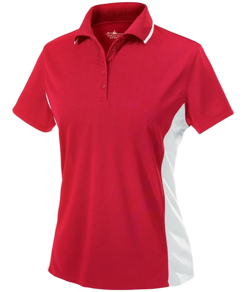 Women's Color Blocked Wicking Polo Shirt view 7
