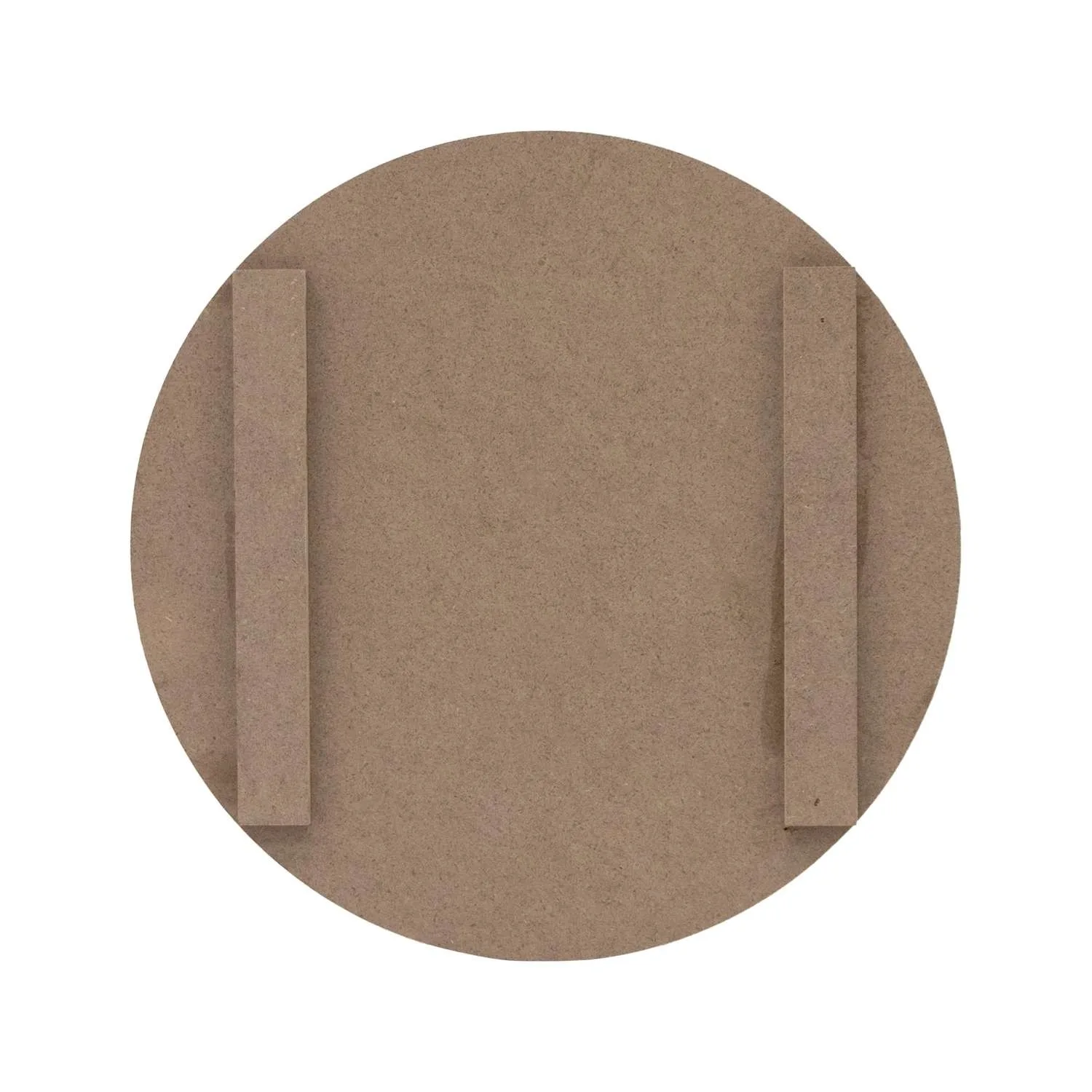 12" Round MDF Wood Print view 4
