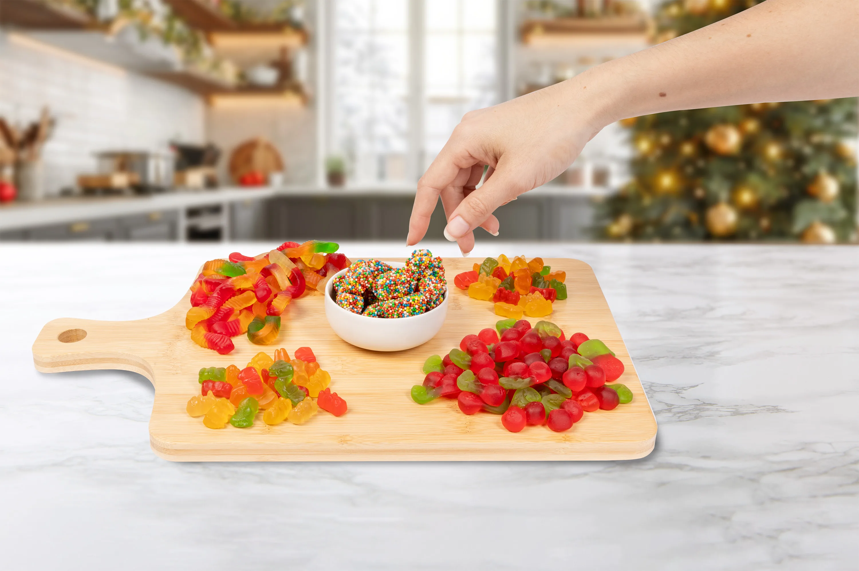 Gummy Charcuterie Tray in Custom Box view 4