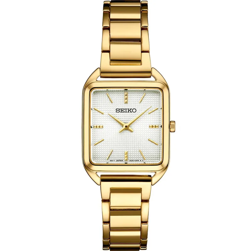 Seiko Watch Essentials Sgp Quartz Silver Dial
