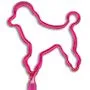 Dog Poodle Inkbend Standard, Bent Pen
