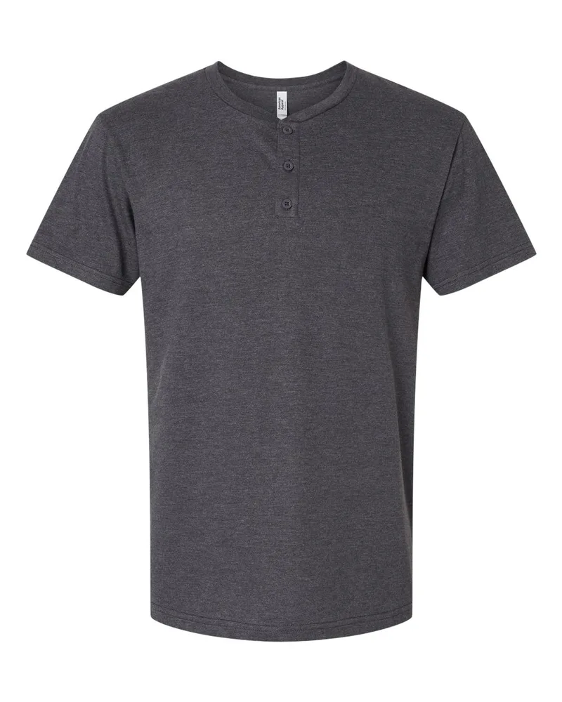 American Apparel® Unisex CVC Henley Tee view 6