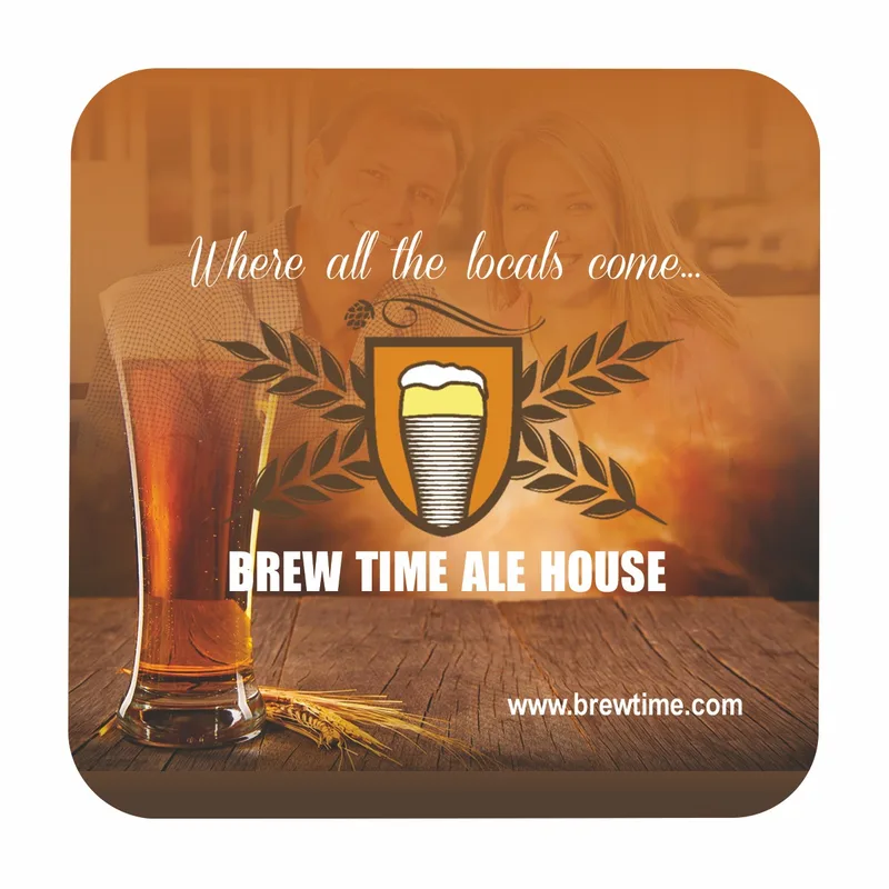 Square Paper Coaster view 2