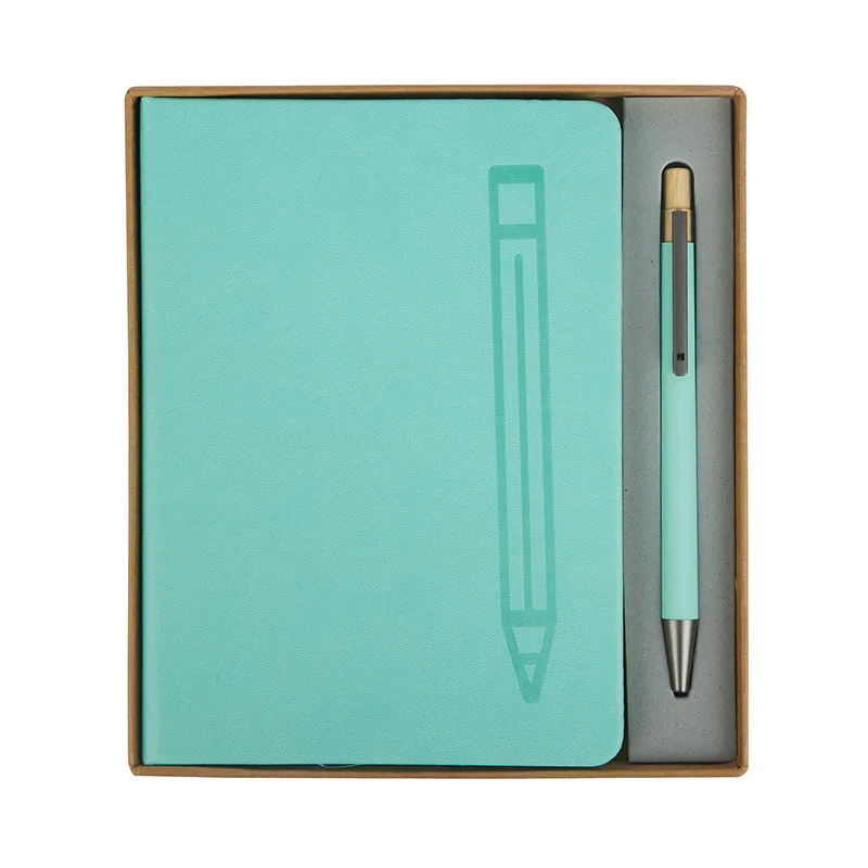 Manhattan II Gift Set w/ Magnetic Journal & Recycled Pen view 2