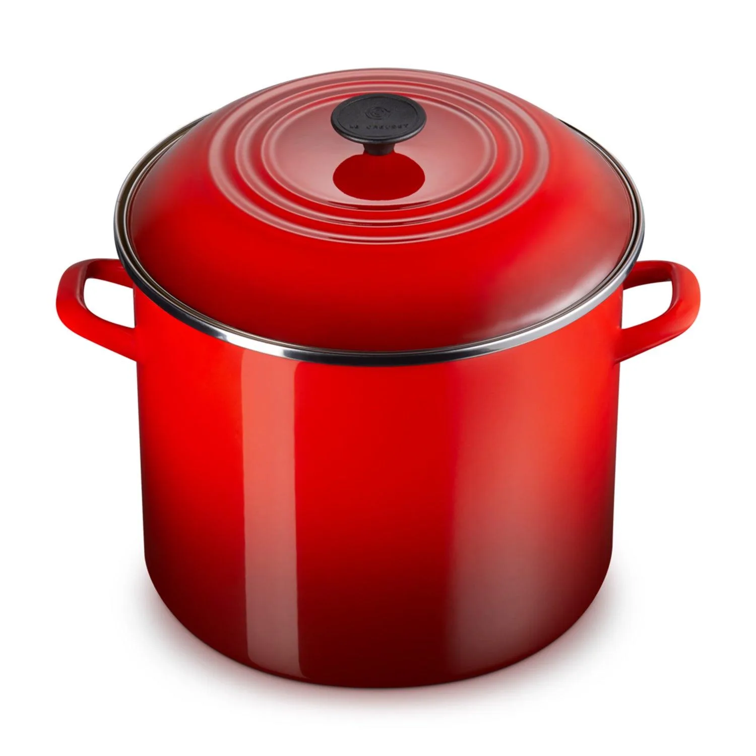 Le Creuset 16Qt Enamel On Steel Covered Stockpot Cerise