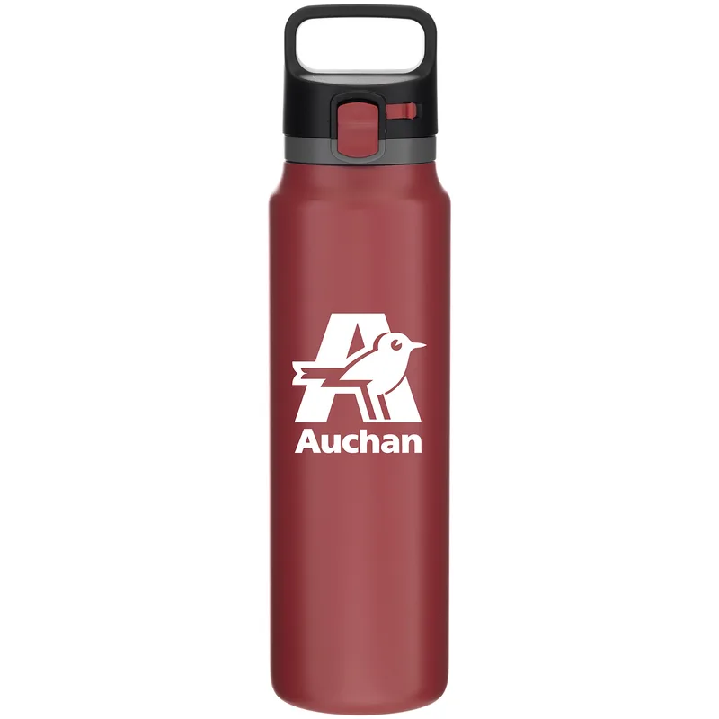 22 oz h2go Harmon Water Bottle (Matte Cardinal)