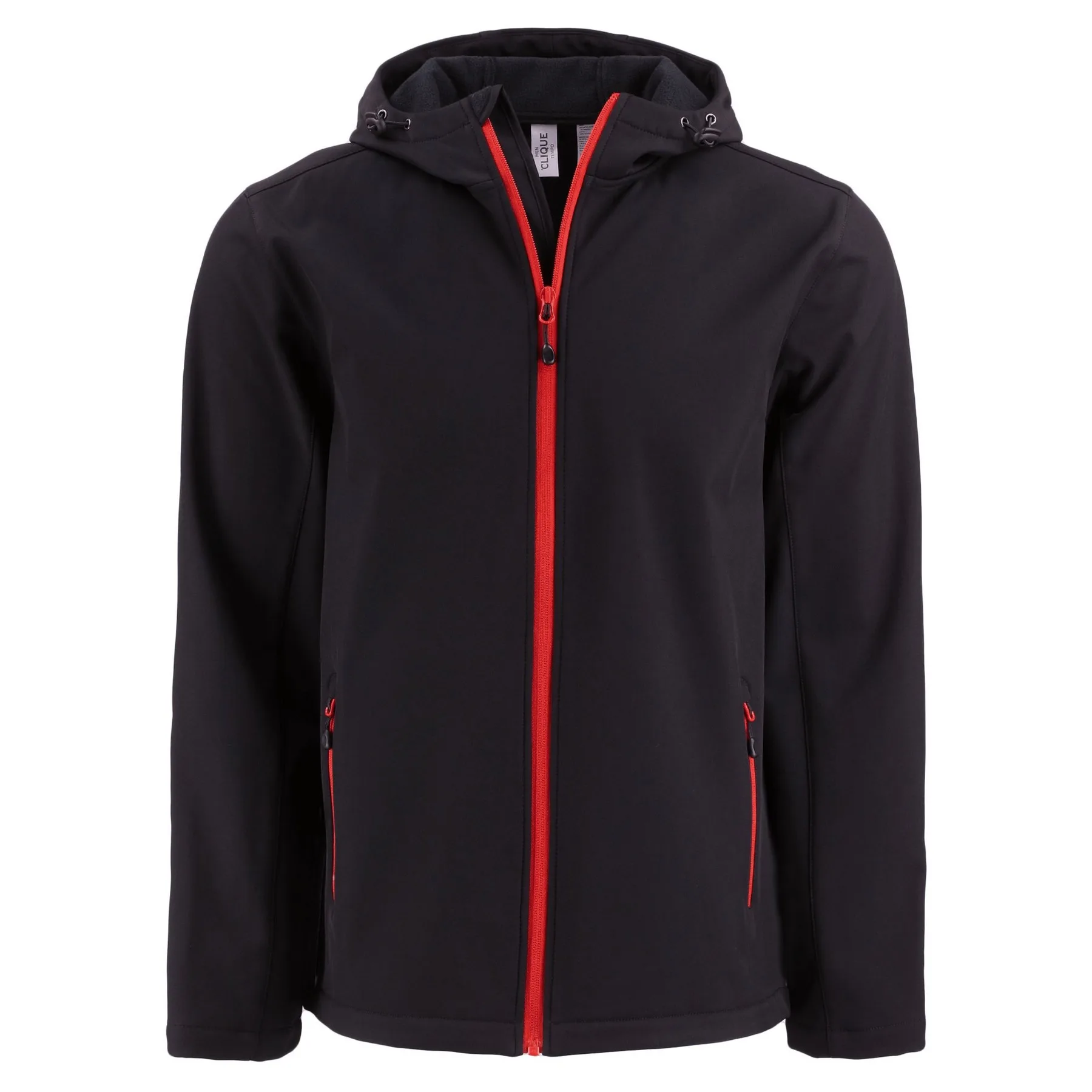 Clique Tempo Recycled Stretch Softshell Mens Hooded Jacket view 4