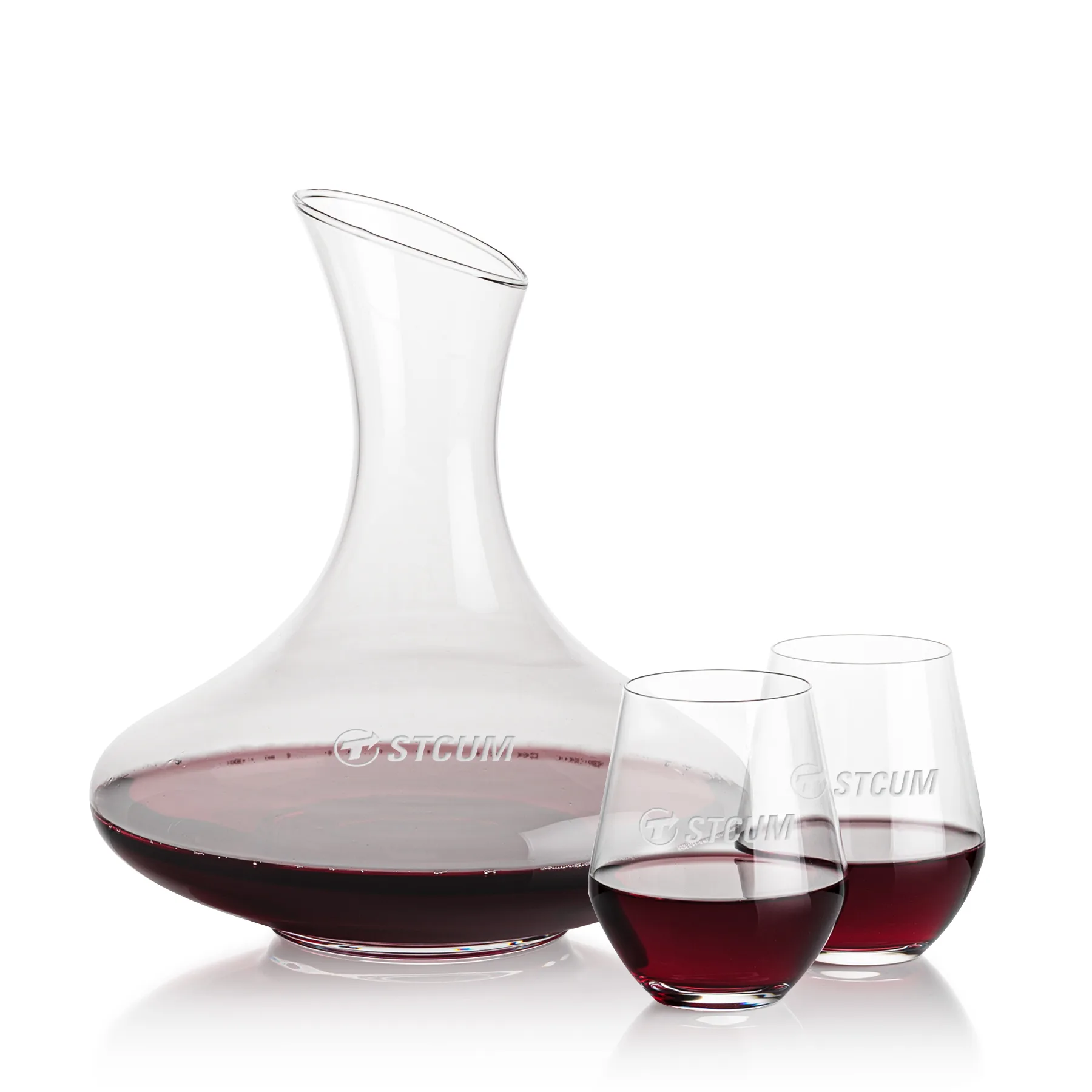 Carafe Stemless Set, Reina Set, Carafe & 2 Stemless