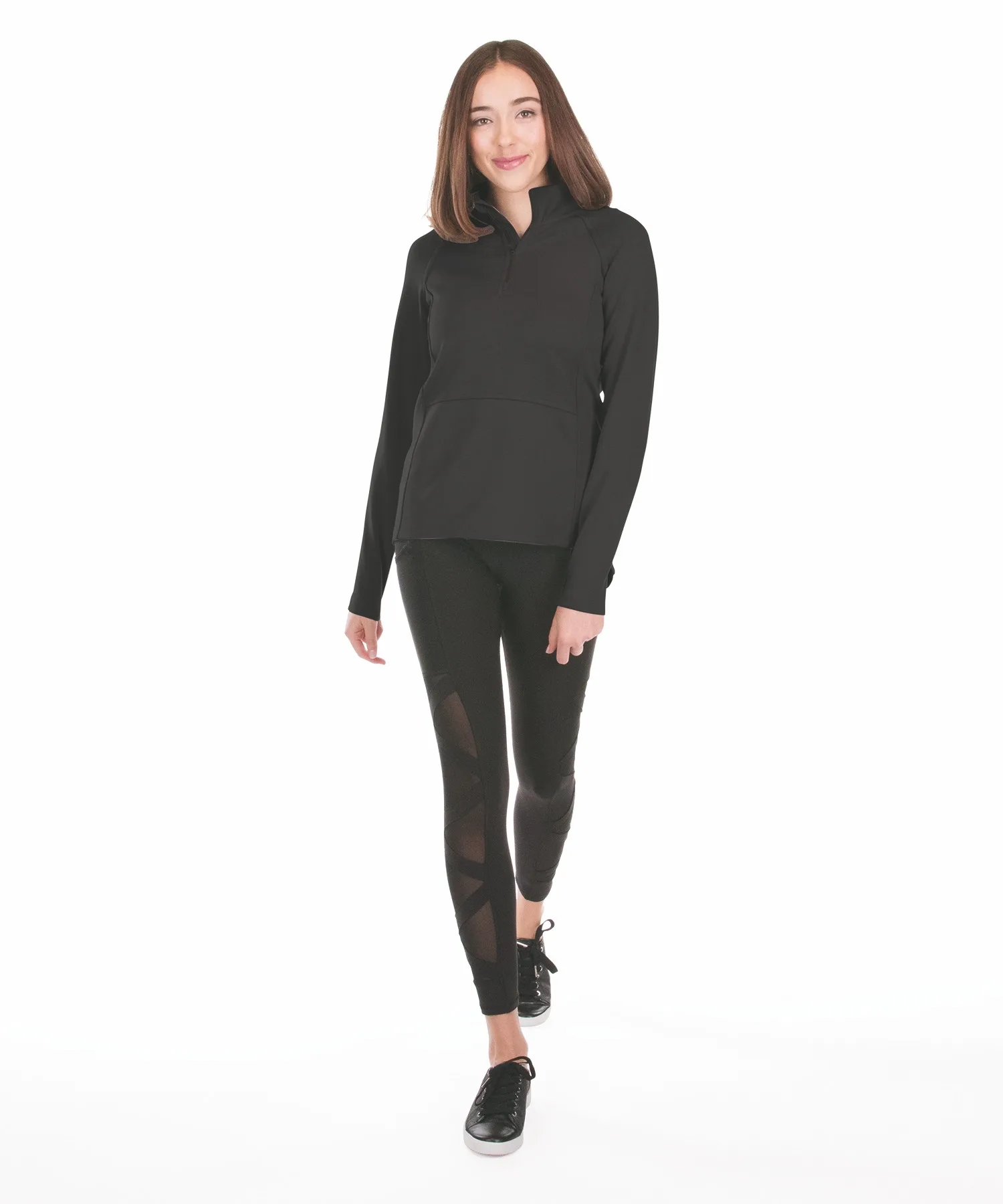 Black Blank Front