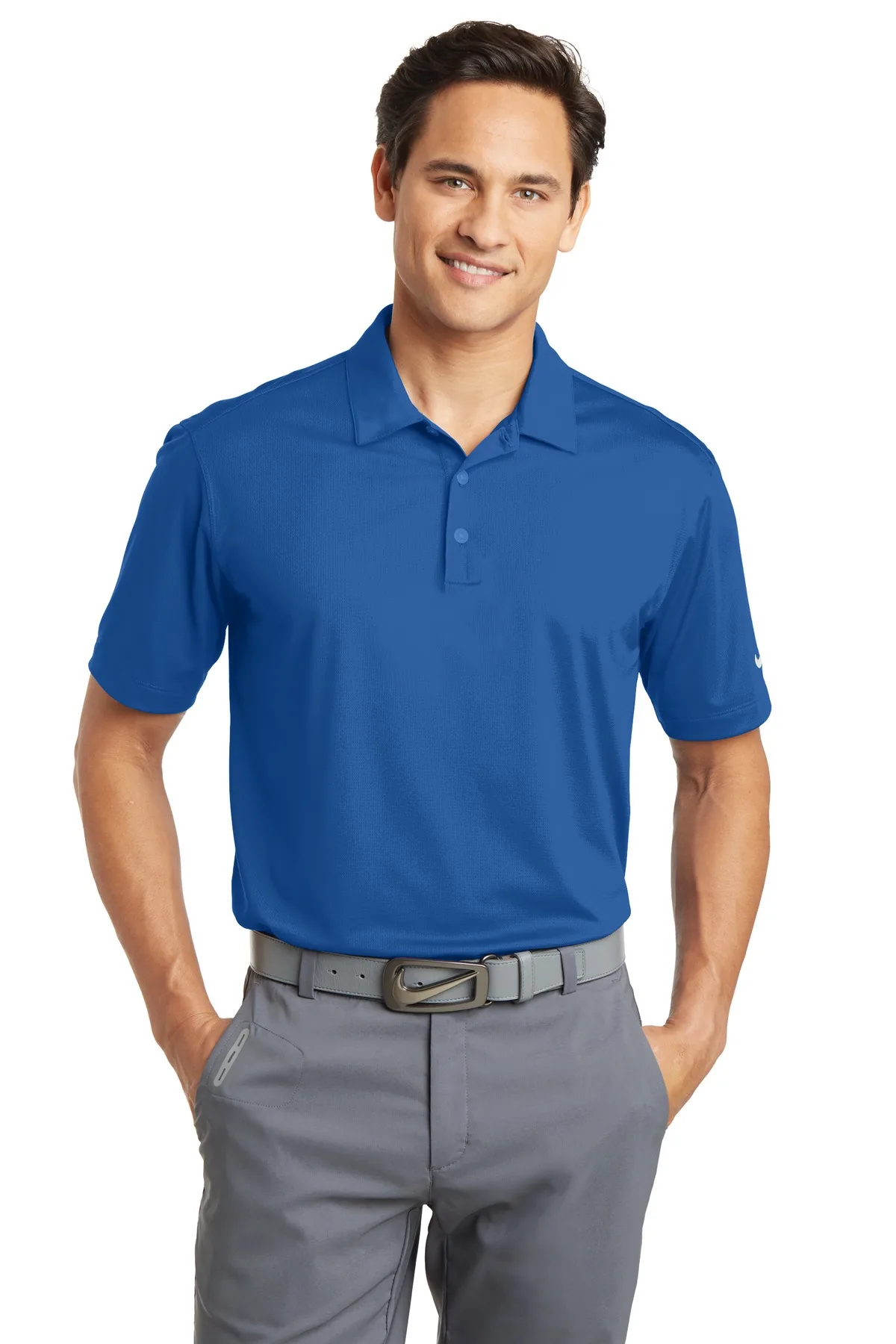 Nike Dri-FIT Vertical Mesh Polo. view 7