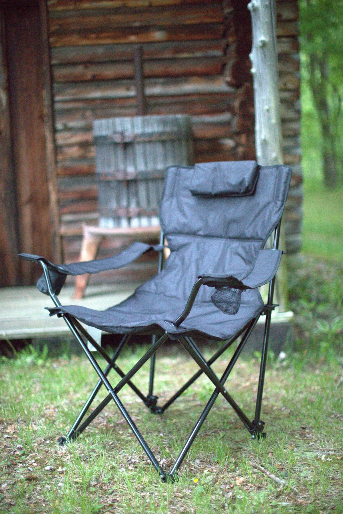 Premium Padded Foldable Outdoor Reclining Camping Chair (400lb Capacity) view 3