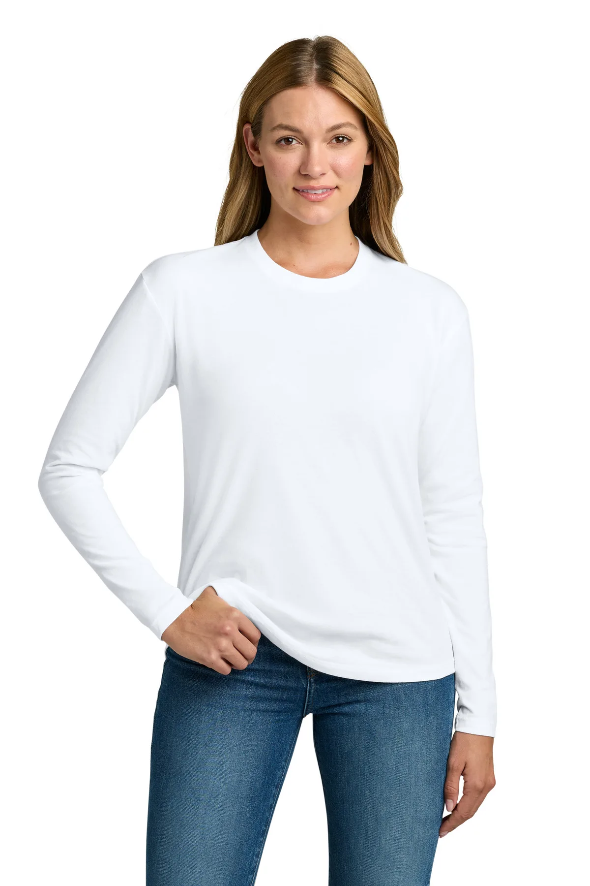 Next Level Apparel® Women's Cotton Relaxed Long Sleeve Tee view 7