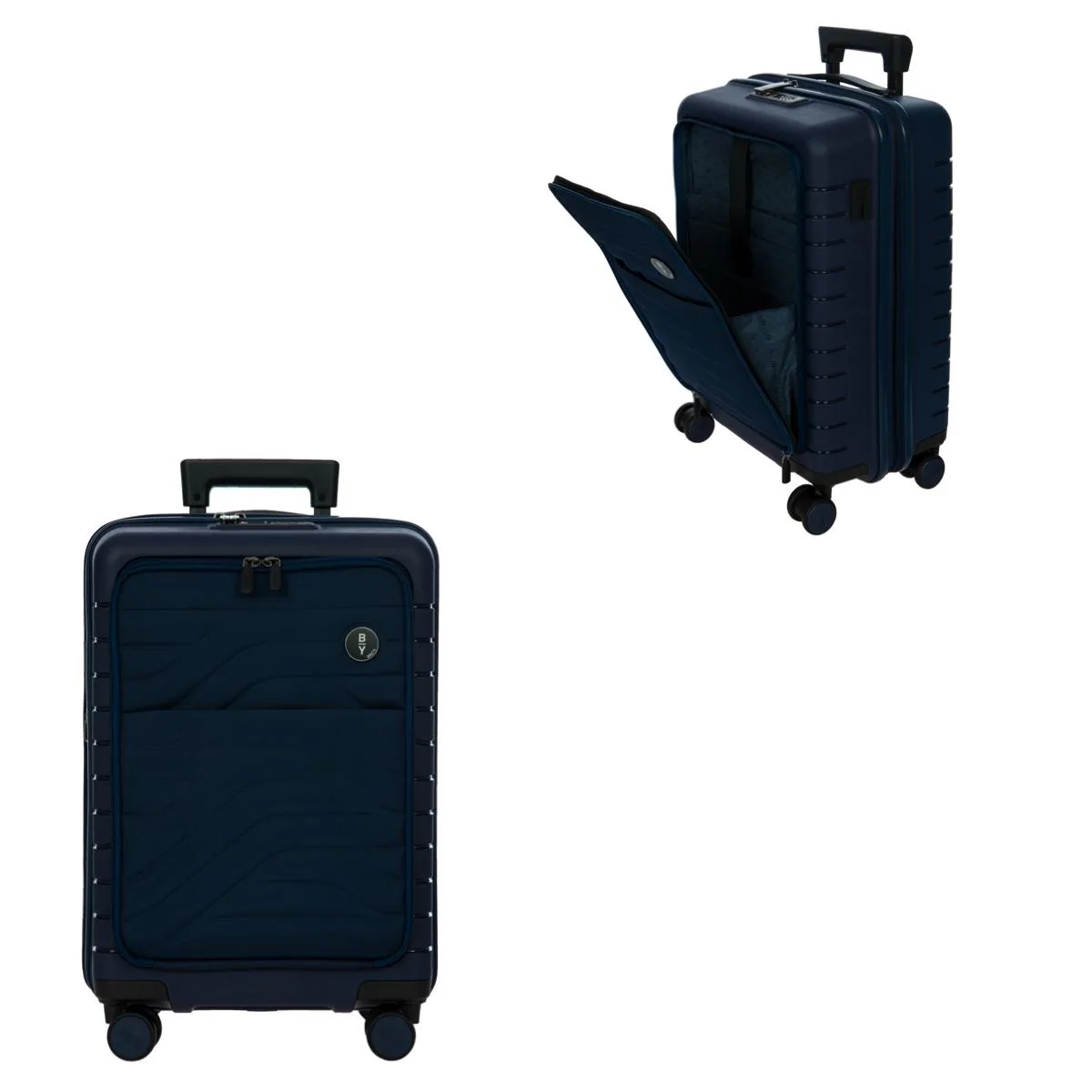 Bric's By Ulisse 21" Expandable Spinner w/Pocket Luggage - Ocean Blue