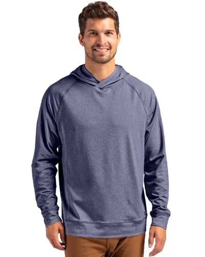 Cutter & Buck Adapt Knit Recycled Mens Heathered Hooded Pullover view 2