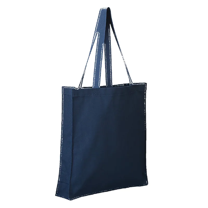 11.5 Oz. Cotton Canvas Grocery Tote Bag view 7