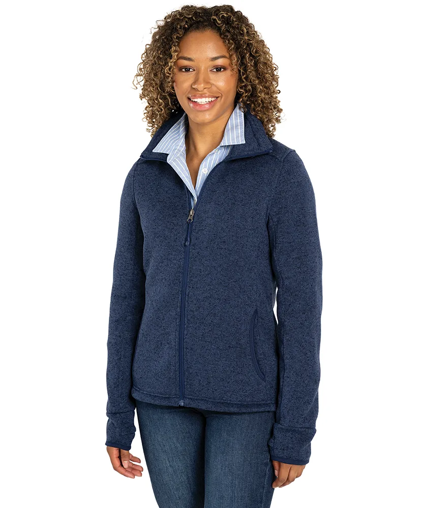 Navy Heather Blue Blank Front
