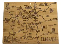 Destination Colorado Cutting & Serving Board — Laser Engraved up to 2 Square Inches (1 side/1 location)