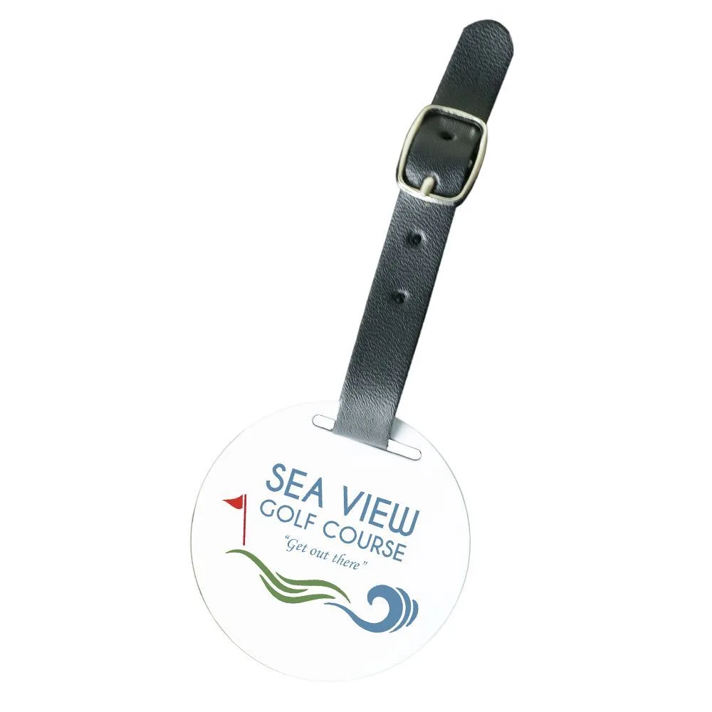 Round Metal Bag Tag