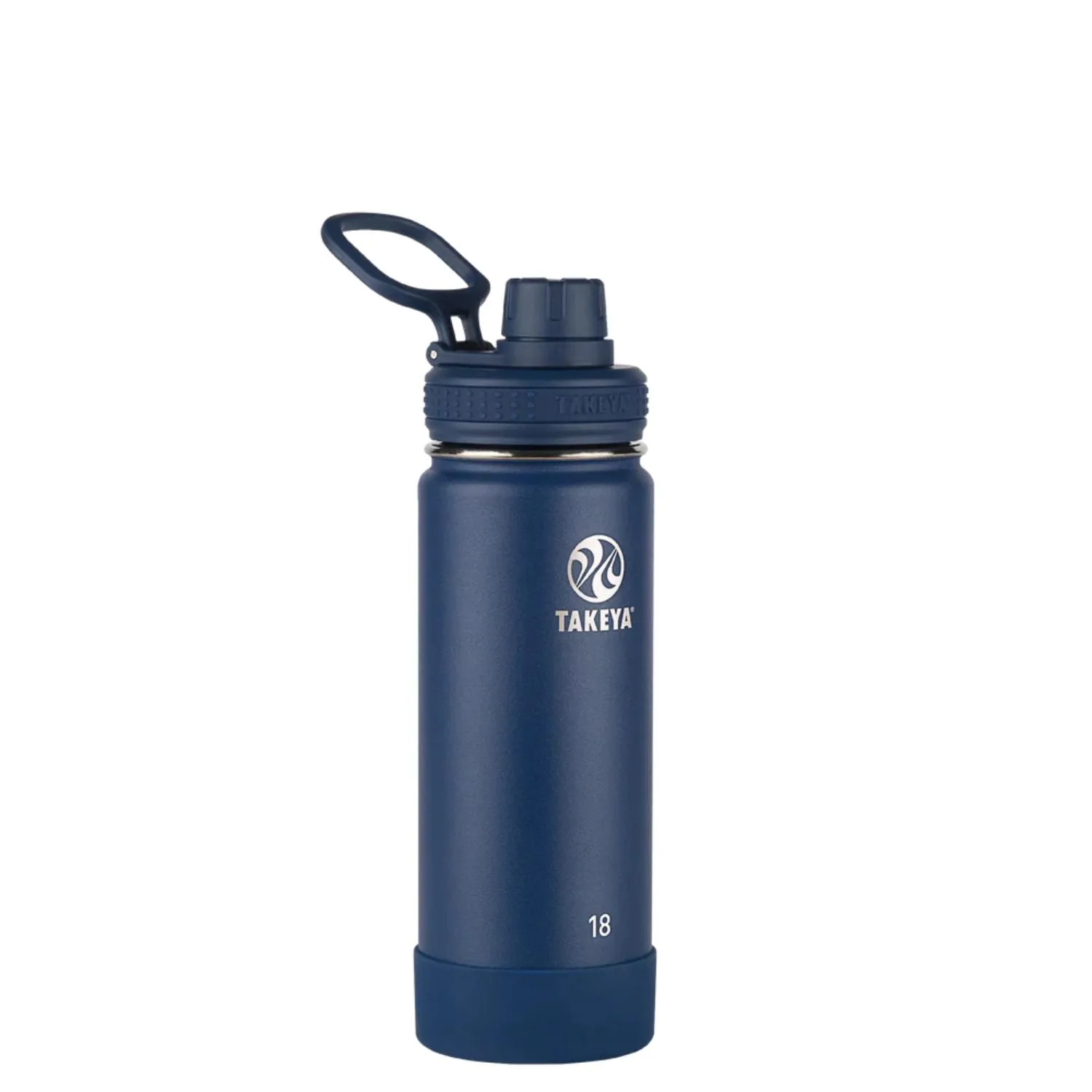 18 oz Takeya® Stainless Steel Insulated Active Water Bottle w/ Spout Lid view 3
