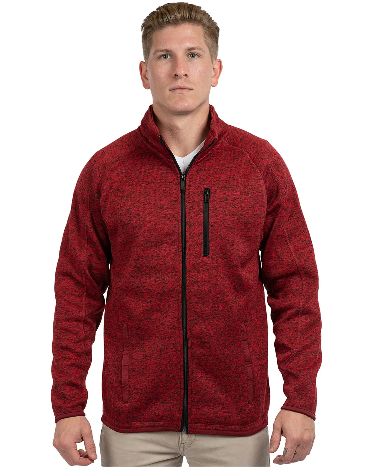 Burnside Men's Sweater Knit Jacket view 6