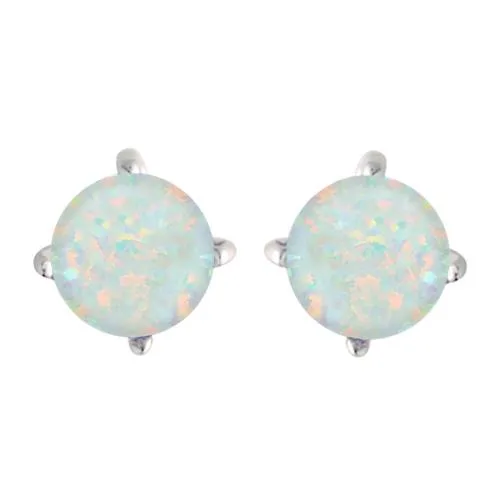 Jilco Inc Opal Earrings - 5mm