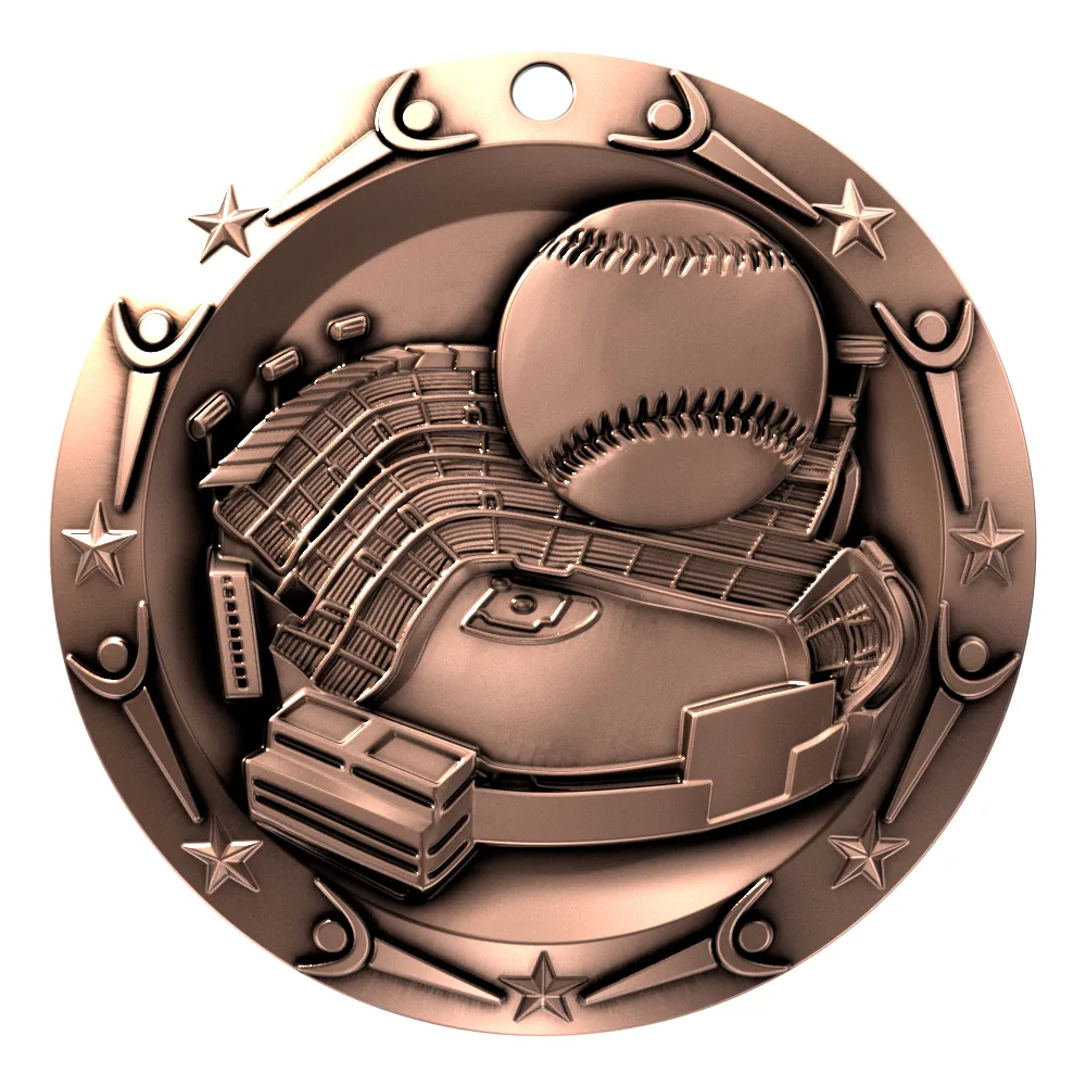 Antique Baseball World Class Medallion (3") view 5
