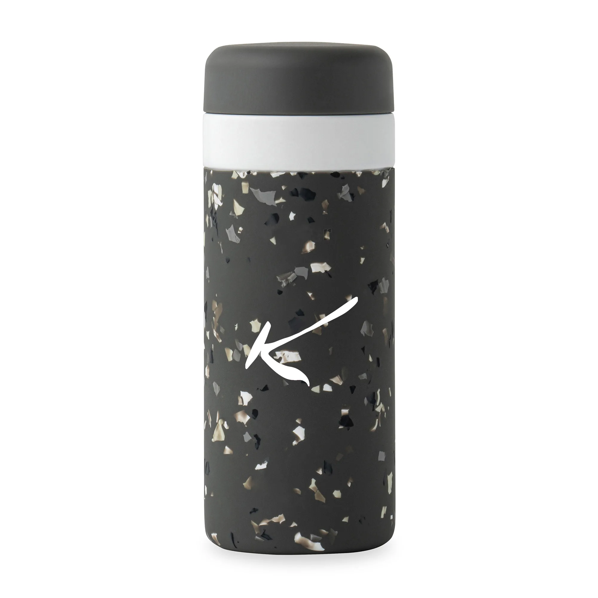 W&P Porter Insulated Ceramic Bottle 16 Oz - Charcoal Terrazzo