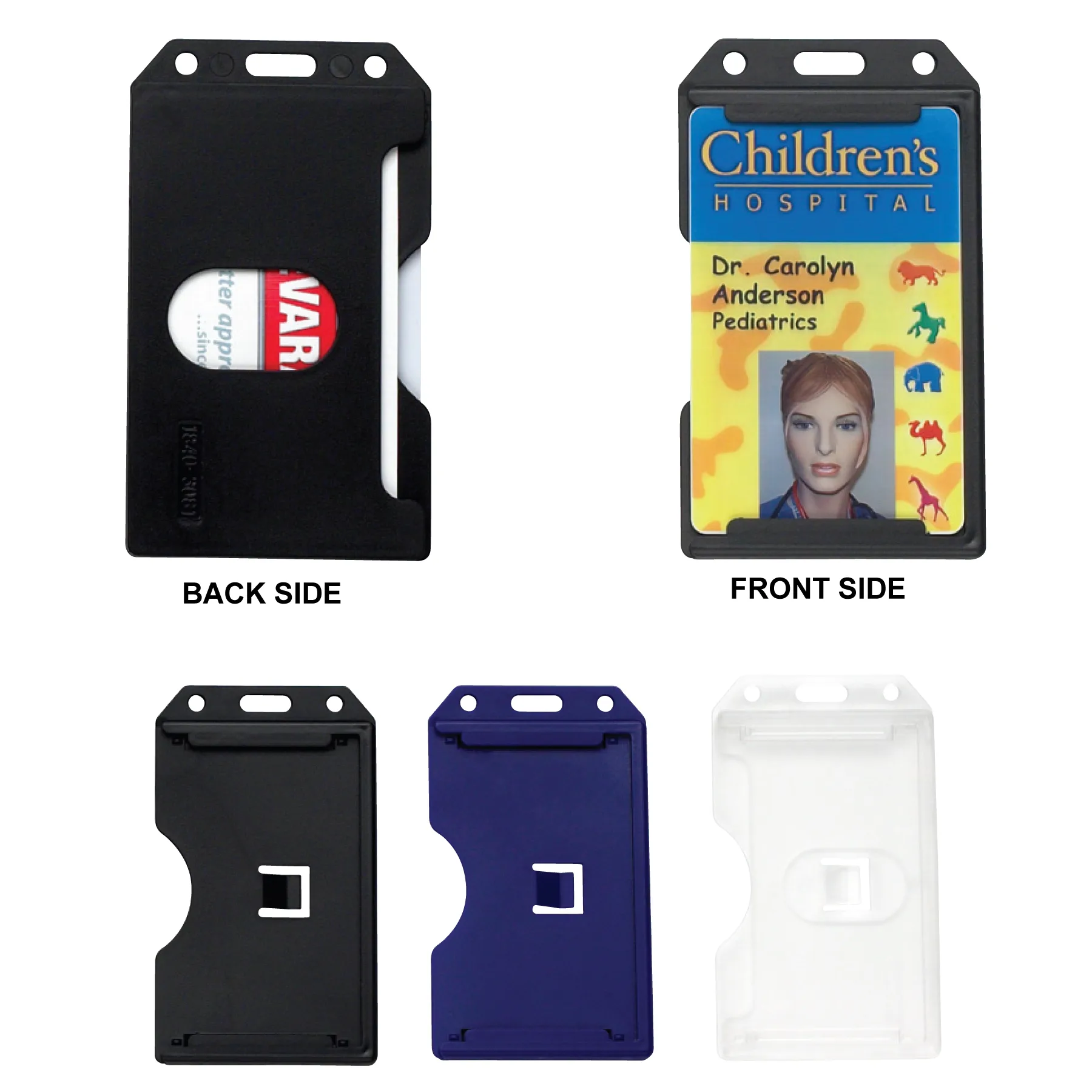Rigid Vertical Card Holder