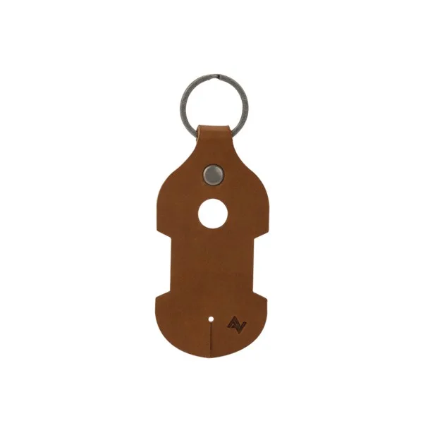 Ryder Leather Earbud Keychain view 4