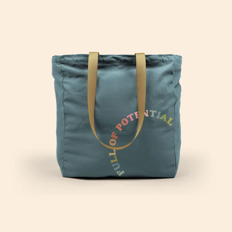 All That Grocery Tote - 4CP Pigment Dyed Canvas