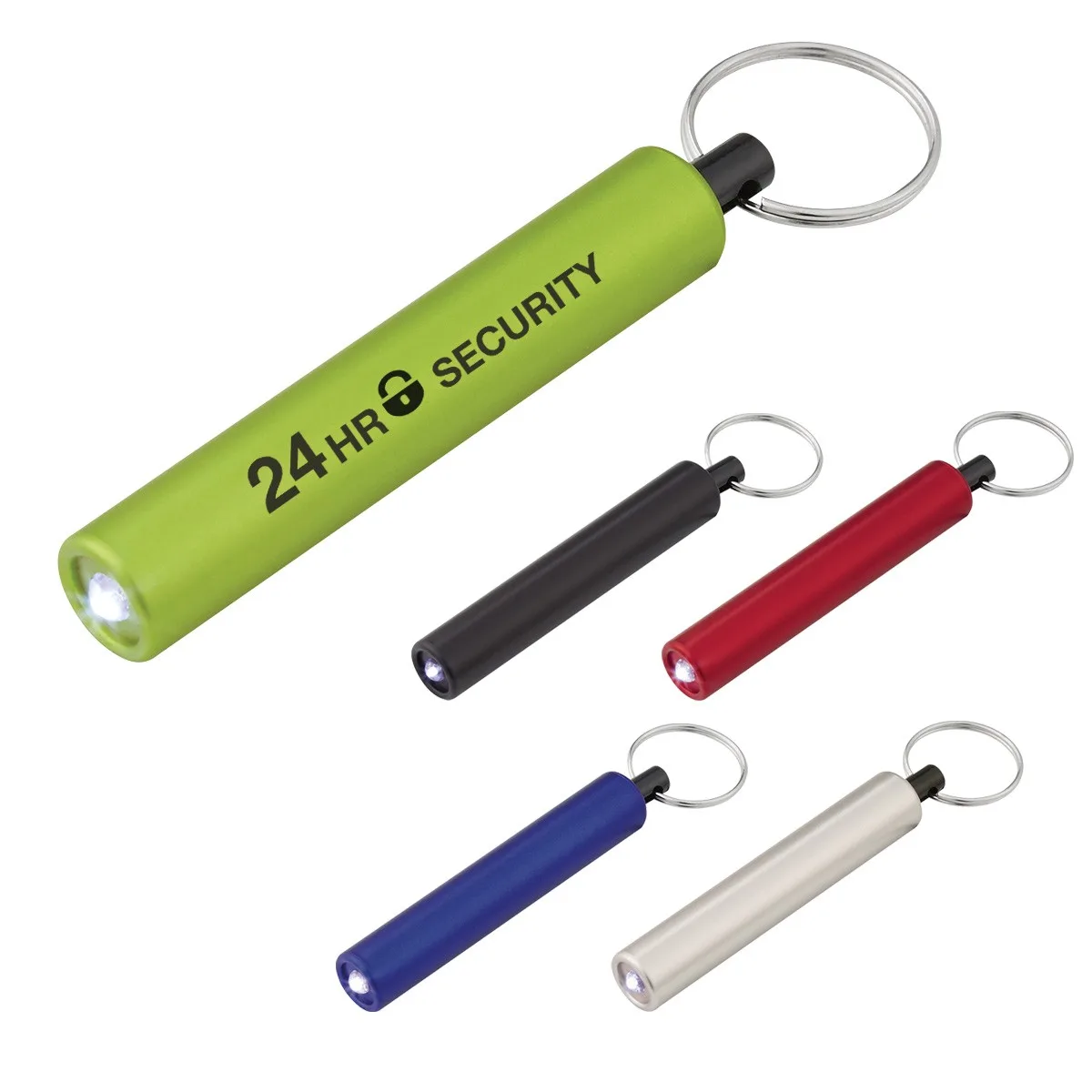 Mini Cylinder Led Flashlight Key Tag view 2