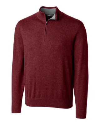 Cutter & Buck Lakemont Tri-Blend Mens Big and Tall Quarter Zip Pullover Sweater view 2