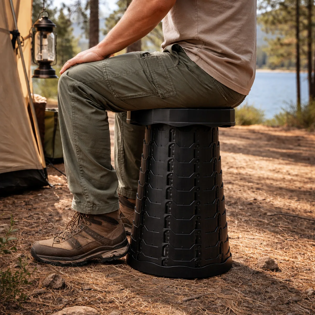 Portable Collapsible Stool view 4