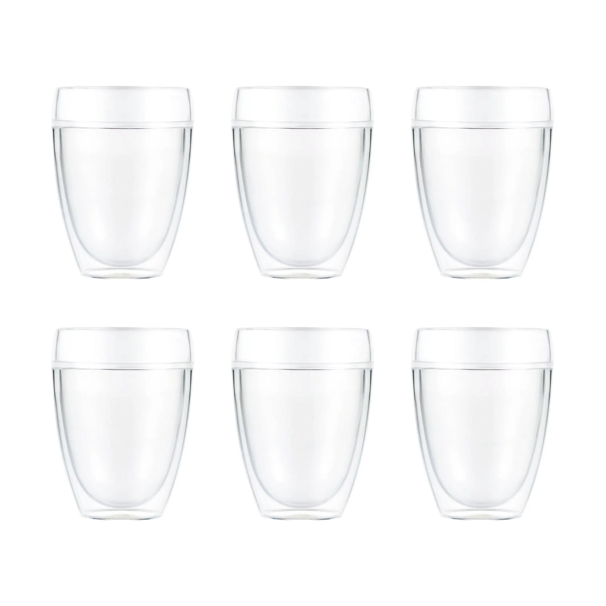 Bodum Pavina Outdoor 6Pc Double Wall 12Oz Shatterproof Tumblers