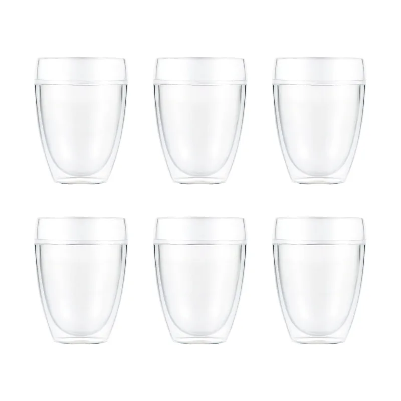 Bodum Pavina Outdoor 6Pc Double Wall 12Oz Shatterproof Tumblers