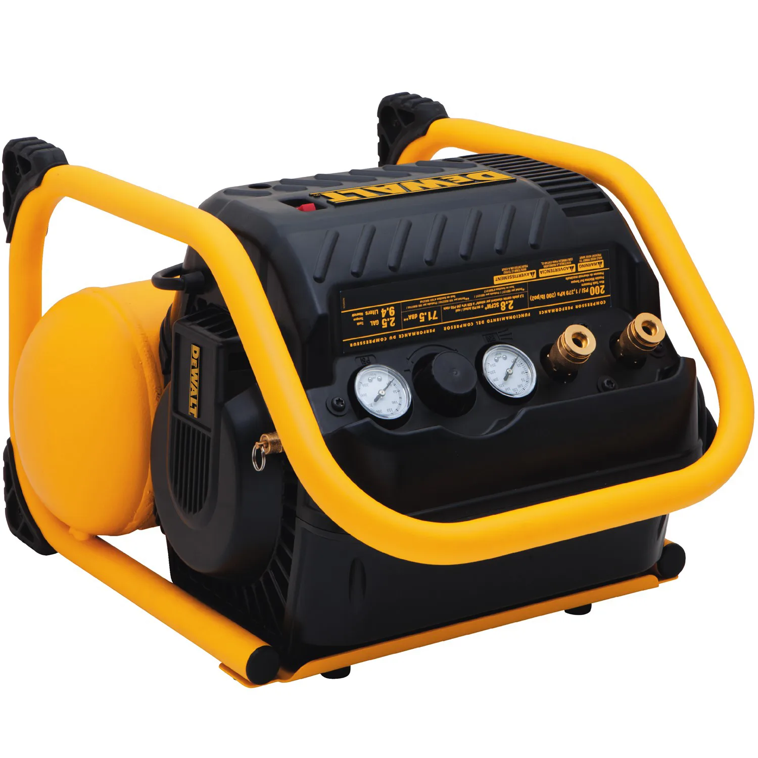 DeWalt 200 Psi Quiet Trim Compressor