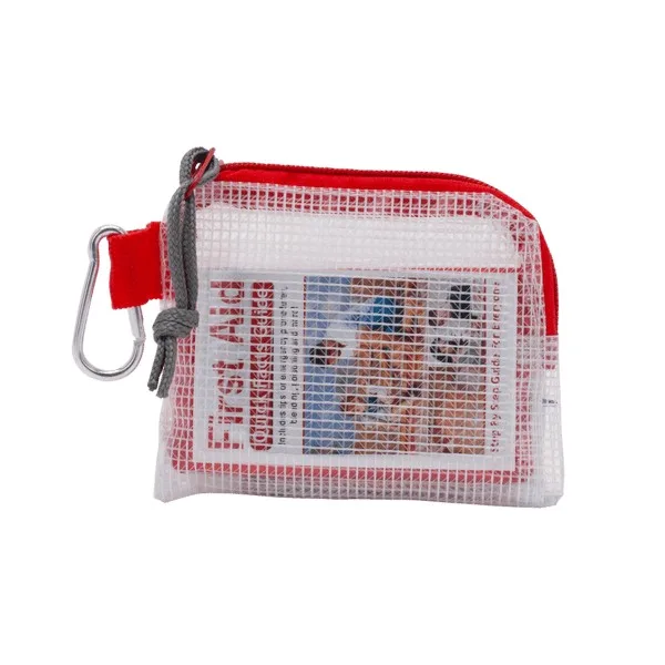 Golf Safety & First Aid Kit in a Zippered Clear Nylon Bag view 3