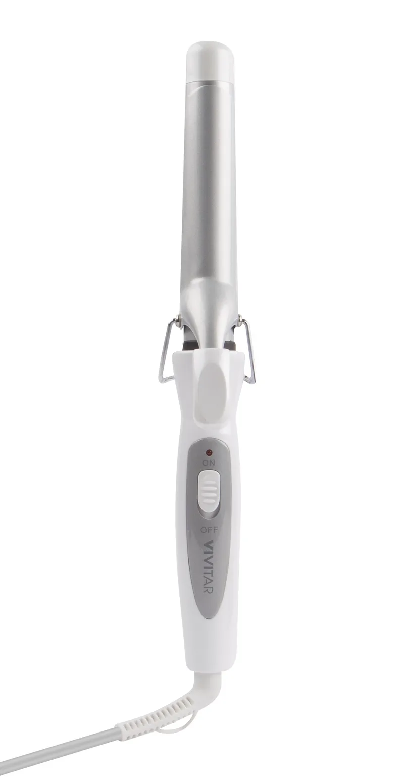 Health, Beauty & Fitness Vivitar 1" Ceramic Curling Iron- 400º Temperature Capacity - White