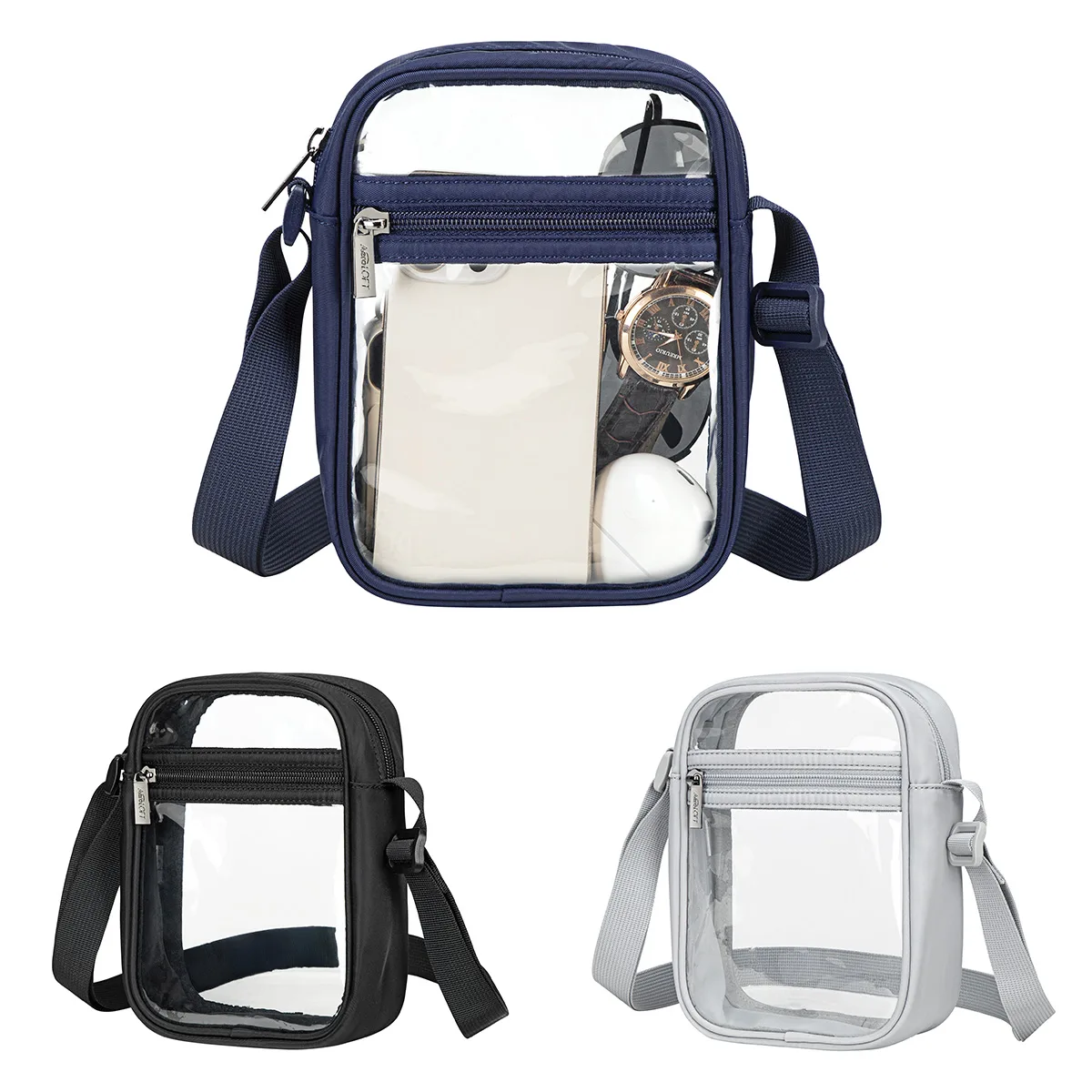 AeroLOFT® Clear View Crossbody Stadium Bag view 2
