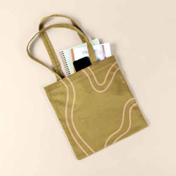 Continued Main Squeeze Corduroy Tote